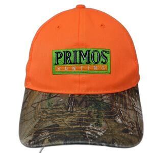 Primos Hunting Strapback Hat Multicolor One Size Embroidered Camo